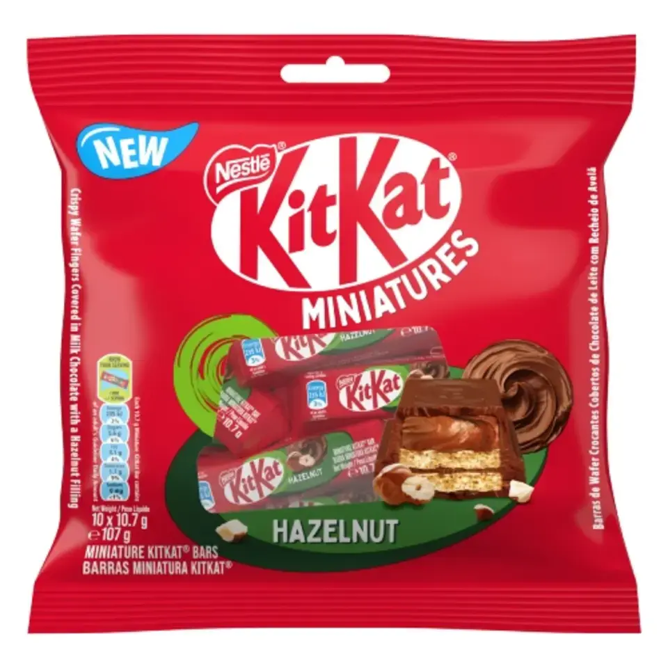 NESTLE KITKAT Miniatures Hazelnut Bag 107g | Nestlé Goodnes